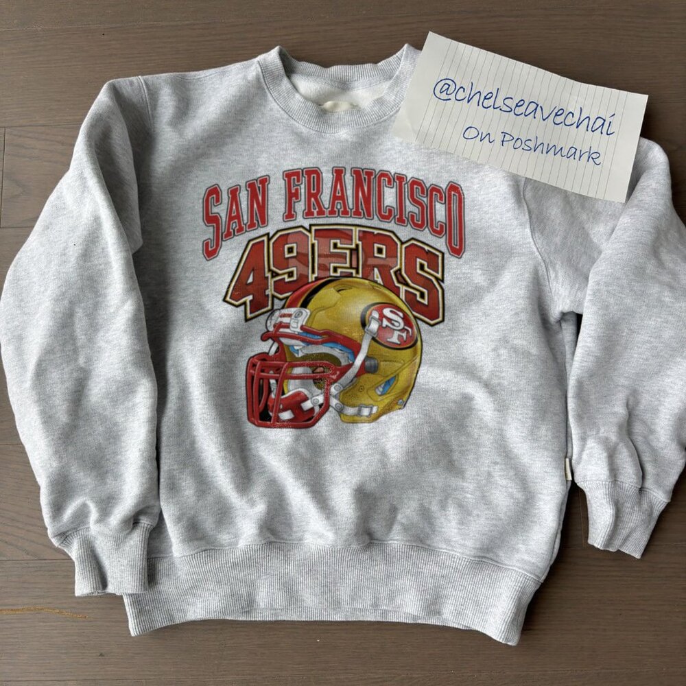Vintage San Francisco 49ers Football Sweatshirt Retro 90s NFL 49ers Shirt Tee